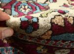 antique silk mohtasham kashan persian rug 51168 pile Nazmiyal