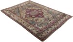 antique silk mohtasham kashan persian rug 51168 side Nazmiyal