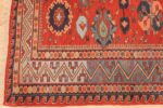 antique tribal soumak caucasian rug 49345 corner Nazmiyal