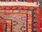 antique tribal soumak caucasian rug 49345 weave Nazmiyal