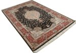 black background vintage tabriz persian rug 51127 side Nazmiyal