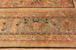 Border detail Oversized antique Tabriz Haji Jalili Persian rug 49317 by Nazmiyal