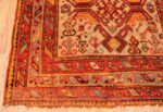 Corner Antique Oushak Turkish runner rug 49364 by Nazmiyal