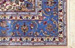 dark navy vintage isfahan persian rug 51141 corner Nazmiyal