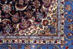 dark navy vintage isfahan persian rug 51141 part Nazmiyal