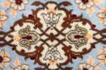 floral vintage isfahan persian rug 51152 blue Nazmiyal