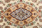 floral vintage isfahan persian rug 51152 medallion Nazmiyal