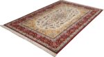 floral vintage isfahan persian rug 51152 side Nazmiyal