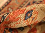 gold background antique sultanabad persian rug 49360 pile Nazmiyal