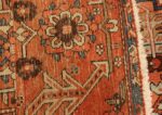 ivory antique serapi persian rug 49321 weave Nazmiyal
