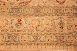 ivory background tabriz haji jalili rug 49347 border Nazmiyal