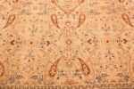 ivory background tabriz haji jalili rug 49347 down Nazmiyal