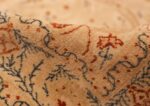 ivory background tabriz haji jalili rug 49347 pile Nazmiyal
