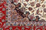 ivory floral vintage isfahan persian rug 51150 design Nazmiyal