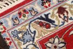 ivory floral vintage isfahan persian rug 51150 weave Nazmiyal