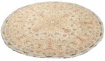 ivory round vintage tabriz persian rug 51138 whole Nazmiyal