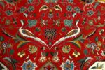 large animal motif vintage tabriz persian rug 51122 field Nazmiyal