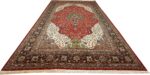 large animal motif vintage tabriz persian rug 51122 full Nazmiyal