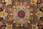 large animal motif vintage tabriz persian rug 51122 middle Nazmiyal