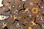 large animal motif vintage tabriz persian rug 51122 scroll Nazmiyal
