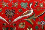 large animal motif vintage tabriz persian rug 51122 simorgh Nazmiyal