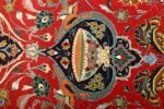 large animal motif vintage tabriz persian rug 51122 vase Nazmiyal