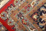 large animal motif vintage tabriz persian rug 51122 weave Nazmiyal