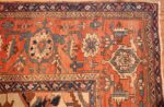 large antique serapi persian rug 49327 corner Nazmiyal