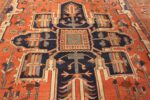 large antique serapi persian rug 49327 center Nazmiyal