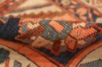 large antique serapi persian rug 49327 pile Nazmiyal