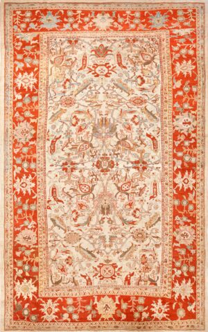 large antqiue ziegler sultanabad rug 49322 Nazmiyal