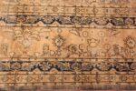 large blue antique kerman persian rug 49331 border Nazmiyal
