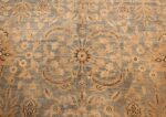 large blue antique kerman persian rug 49331 circle Nazmiyal