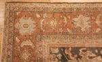 large gray antique sultanabad persian rug 49366 corner Nazmiyal