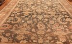 large gray antique sultanabad persian rug 49366 field Nazmiyal