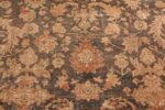 large gray antique sultanabad persian rug 49366 red Nazmiyal