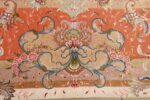 large ivory vintage tabriz persian rug 51143 bouquet Nazmiyal