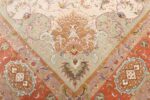large ivory vintage tabriz persian rug 51143 part Nazmiyal