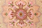 large ivory vintage tabriz persian rug 51143 pink Nazmiyal
