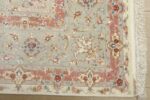 large ivory vintage tabriz persian rug 51157 corner Nazmiyal