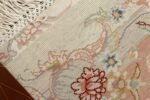 large ivory vintage tabriz persian rug 51157 weave Nazmiyal