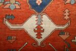 large red antique serapi persian rug 51121 head Nazmiyal