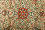 large vintage tabriz persian rug 51124 center Nazmiyal