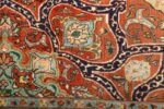 large vintage tabriz persian rug 51124 red Nazmiyal