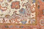 large vintage tabriz persian rug 51142 flowers Nazmiyal