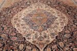navy antique mohtasham kashan persian rug 49328 field Nazmiyal