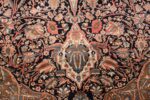 navy antique mohtasham kashan persian rug 49328 top Nazmiyal