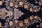 navy background vintage isfahan persian rug 51149 tiara Nazmiyal