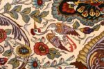 oval animal motif vintage tabriz persian rug 51120 bird Nazmiyal