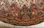oval animal motif vintage tabriz persian rug 51120 border Nazmiyal